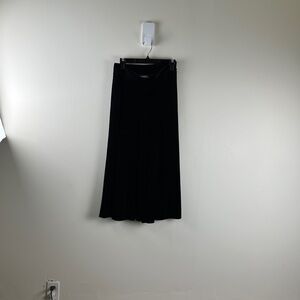 Vintage Black Baranda Wide-Leg Pants Small